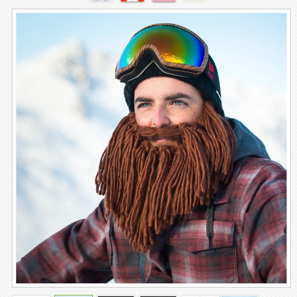 Beardo beanie w detachable beard - KIDS/SM Adult